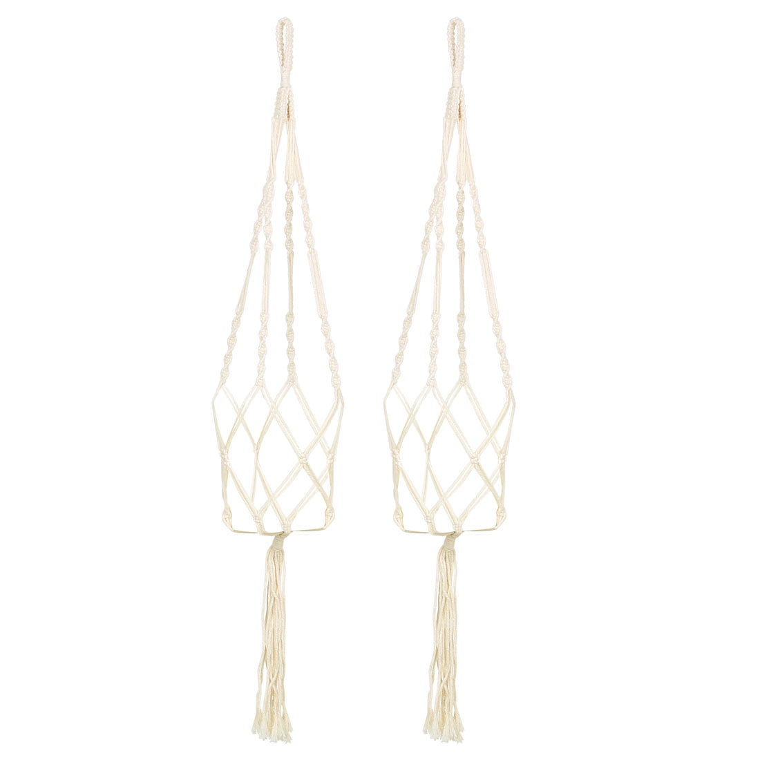 Macrame Plant Hanger Holder Wallmounted Rope Hanging 39.4 Inch Length