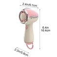 thumbnail image 3 of Ventilador mini recargable de mano con 3 velocidades, ventilador personal compacto y portátil para oficina, viajes y uso al aire libre., 3 of 7