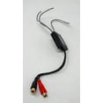 Speaker Wire to RCA Hi/Low Adapter Converter Line Level Output Audio