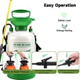 thumbnail image 5 of OUTGOO 1.3 Gallon Pump Sprayer for Garden Sprayer for Weeds, Lawn Care 52” Long Hose, 2 Nozzles & Easy Carry Handle Durable & Lightweight, 5 of 7