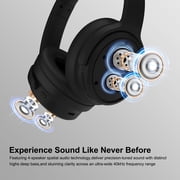 Srhythm Nicecomfort 35 (2nd Gen) Hybrid Noise Cancelling Headphones,Bluetooth 6.0, 5Microphones with ENC, Transparency, Spatial Audio, 140H Playtime, Low Latency, Custom EQ via App