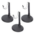 thumbnail image 1 of USHOBE 3Pcs Doll Case Display Stainless Steel Holder for Dolls Chic Design, 1 of 8