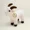 white, variant on A lifelike, huggable mini goat plush keychain, perfect for accessorizing your bags, keys, and more—ideal for goat lovers and farm animal fans.