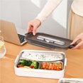 thumbnail image 3 of Insulated Lunch Box Leak-proof Lunch Case Lunch Box Office Heating Lunch Container Heating Lunch Box for Home Office School Picnic, 3 of 9