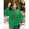 thumbnail image 2 of 4Th July All American Mom Sweatshirt Women -Image by Shutterstock, Female Medium, 2 of 4