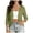 Green, variant on Womens Lightweight Open Front Cardigan Soft Draped 3/4 Sleeve Shawl Collar Office Business Casual Top (Black, XXL)