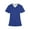 02 Blue, variant on Scrub Top for Woman Stretch Women's Tops Short Sleeve V Neck Solid Color Casual Light Plus Size with Pockets Blue Size 2XL