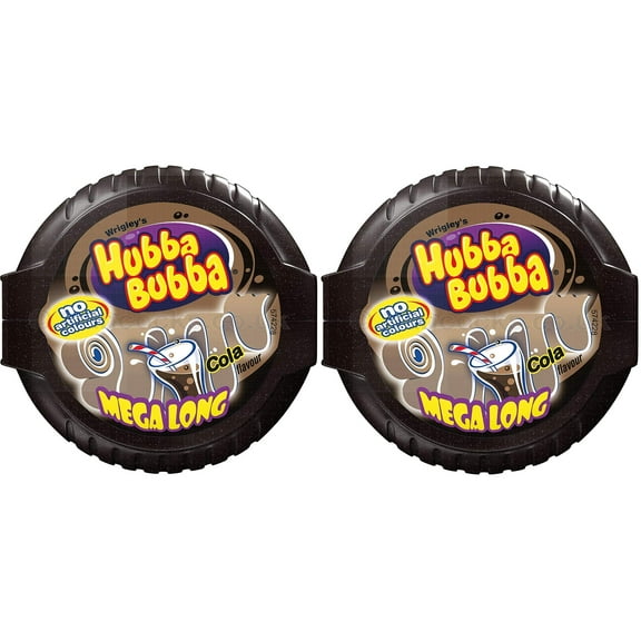 Hubba Bubba Bubble Tape Cola Gum, Bubble Tape Cola Gum of 56 Gram, Pack of 2.
