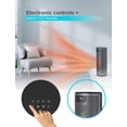 thumbnail image 2 of Torre oscilante cerámica Space Heater BLACK+DECKER BHTC209, 2 of 8