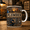 Black, variant on Plumber Mug Personalized Custom Name Coffee Cup, Tradesman Plumber Gift