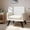Cream, variant on Accent Chair for Living Room, Mid-Century Modern Comfy Upholstered Armchair with Large Seat, Single Sofa Reading Chair, 496 Lb. Weight Capacity, for Bedroom, Apartment, Cream