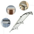 thumbnail image 4 of Self-cleaning For Sun UV Protection Front Door Aluminum Arch Rainshed With Sink, 4 of 15