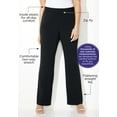 thumbnail image 2 of Catherines Women's Plus Size Right Fit Pant (Moderately Curvy), 2 of 6