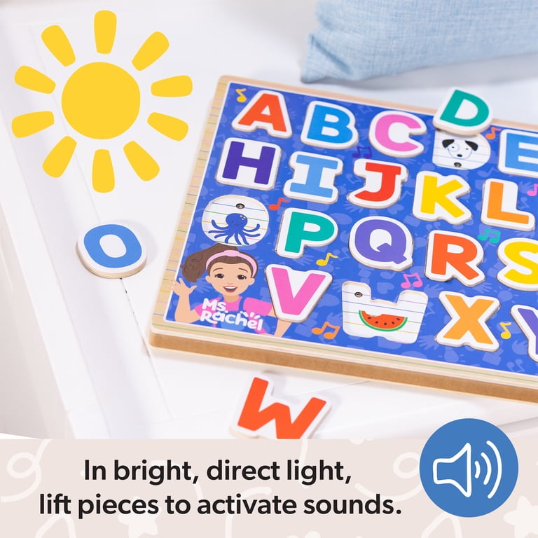 Ms. Rachel Wooden Phonics Alphabet Sound Puzzle, 26 Pieces photo 2