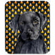 Labrador Bonbon Maïs Halloween Portrait Tapis de Souris & 44; Coussin Chauffant Ou un Trivet – image 1 sur 1