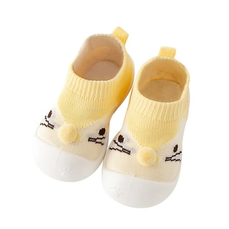 

Little Boys Girls Comfortable Shoes Kids Cartoon Leisure Shoes Mesh Soft Bottom Breathable Slip On Sport Shoes Socks Shoes