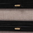 thumbnail image 5 of Baxton Studio Shirin Mid-Century Beige Fabric and Black Wood 6-Drawer Dresser, 5 of 10