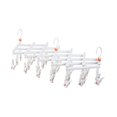 thumbnail image 1 of Karymi Folding Multi-head Drying Rack Socks Clip Windproof Multifunctional Telescopic Drying Rack Clearance Summer Savings Christmas Eve, 1 of 1
