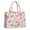 Pink Butterfly Pattern, variant on Large Capacity Tote Bag,Yellow Butterfly Pattern Handbag Fashion Luxury Tote Bag,15.7"x13"x 5.1" Inches,Laptop Compatible