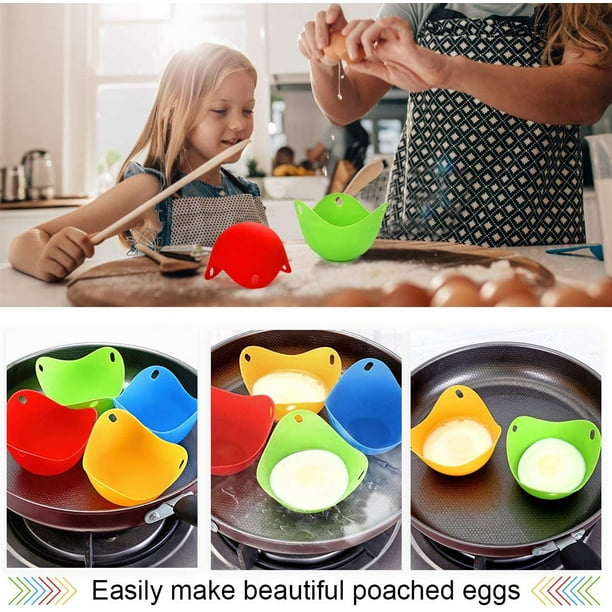 Cuiseur Oeuf Silicone, 8 Pcs Cuiseur À Oeufs En Silicone, Oeuf