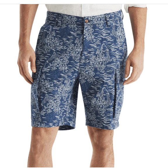Nautica Jeans Co. 9.5" Printed Cargo Short
