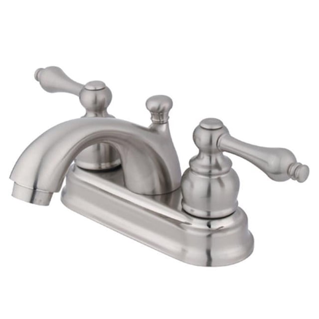 Kingston Brass KB2608AL 4 Inch Center Lavatory Faucet - Satin Nickel