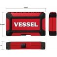 thumbnail image 2 of 3/8"sq (9.5mm) 16pcs. Non-Slip handle Wood-Compo Swivel Socket Wrench Set HRW3005MSW (3/8"sq Swivel 16pcs.), 2 of 8