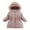 Pink, variant on WAYUTE Children Kids Winter Jackets for Boys and Girls Thickened Warm Fashion Down Coat Top