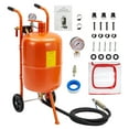 thumbnail image 4 of AKDSteel Sand Blaster Sand Blasting Machine, 60-110 Psi Pressure Air Sandblasting Kit With 4 Durable Ceramic Nozzles And Oil-Water Separator For Effective Cleaning, 4 of 7