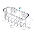 thumbnail image 3 of Estropajero, repisa de cocina fabricada en acero inoxidable para esponjas y estropajos, plateado, 3 of 5