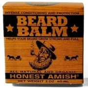Honest Amish Beard Balm All Natural and Organic, 2 oz