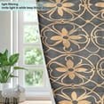 thumbnail image 4 of Yayeee Window Curtains Set of 2 for Living Room Light Filtering 63"x42", Classic Floral, 4 of 7
