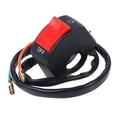 thumbnail image 1 of Botón pulsador de encendido y apagado de 22 mm para motocicleta, conector de botón de 12 V, interruptor de manillar para ATV, bicicleta electrónica, scooter, motocicleta, 1 of 4
