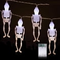 thumbnail image 1 of Luces de cadena de Halloween 10 pies 20 LED para decoraciones de Halloween Marco de esqueleto interior al aire libre, 1 of 3
