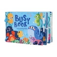 thumbnail image 1 of Washable Cloth Book For Kids Early Learning Toy Alphabet Educational Book With Animals Interactive Sensory Book 8.27X5.51X1.38 Inches 0.28 Lbs, 1 of 9