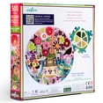 thumbnail image 3 of eeBoo Piece & Love: Fruits & Flowers - 500 Piece Puzzle - Adult Round Jigsaw, 23" Diameter, Includes Image Reference Insert, High-Quality Pieces, 3 of 7