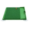 thumbnail image 3 of Golf Hitting Mat with Golf Ball Tray Golf Training Mat with Tee 17" x 20" Golf Matting Swing Mat Turf Grass Golf Mat Golf Accessories 12mm Nylon Grass, 3 of 10