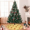 thumbnail image 7 of Yiaed Hand Drawn Strawberry Print Christmas Tree Skirt , Tree SkirtsTree Mat for Christmas Winter Holiday Indoor Decorations-36", 7 of 7