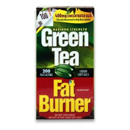 Green Tea Fat Burner 400 mg Dietary Supplement 200 Fast-Acting Liquid