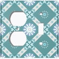 thumbnail image 4 of Metal Light Switch Plate Cover Mandala Green Floral Pattern Damask MDL114, 4 of 13