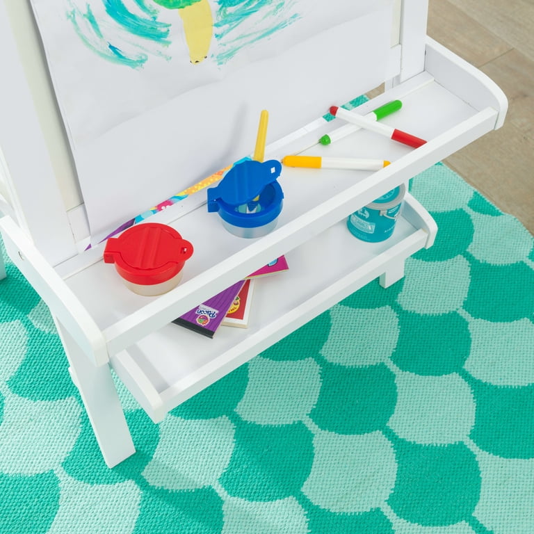 KidKraft Deluxe Wooden Easel with Chalkboard and Dry Erase photo 4