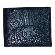 Jack Daniels Signature Collection Leather Billfold Bi-Fold Wallet