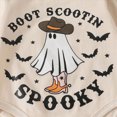 thumbnail image 5 of HCNTES Baby Boy Winter Clothes Baby Boy Halloween Outfit Newborn Baby Boy Clothes Letter boot scootin spooky hand picked the pumpkin Print Romper+ Pants+Hat 3PCS Outfit 0 3 6 9 12 Months, 5 of 7