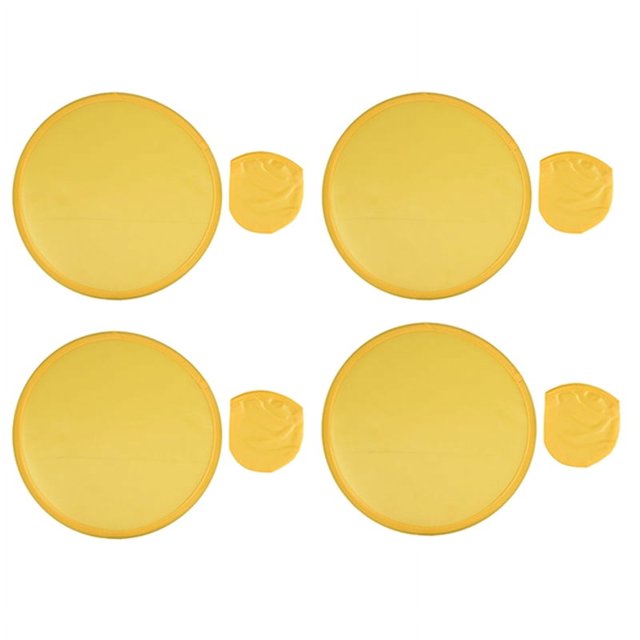 4X Abanico Redondo Plegable- Amarillo