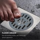 thumbnail image 4 of Thick Stainless Steel Anti-Odor Square Floor Drain Waste Drain Cover Hotel Bathroom Shower Drain 100, 4 of 5
