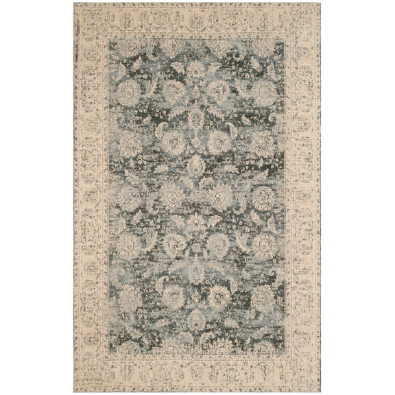 SAFAVIEH Classic Vintage Marjorie Floral Area Rug, Cream/Grey, 8' x 10'
