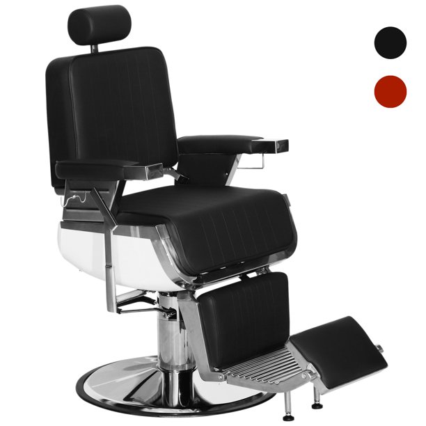 BarberPub Classic Modern Heavy Duty Metal Vintage Barber Chair All