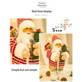 thumbnail image 4 of Xihbxyly Muñeco de Papá Noel Navideño, Juguete de Papá Noel Cantor, Función de Música Eléctrica, Decoración Festiva para Fiestas En Casa, Decoración Navideña para Interiores y Exteriores, Empaque de, 4 of 7