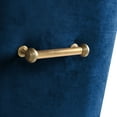 thumbnail image 3 of TOV Furniture Beatrix Navy Velvet Side Chair with Gold Legs, 3 of 6