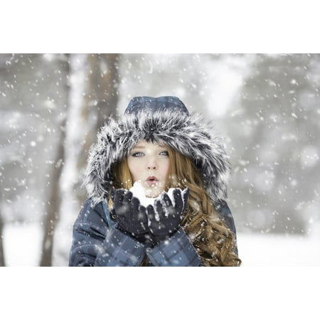 - Framed Art For Your Wall Winter Cold Portrait Female Outdoor Girl Redhead 10x13 Frame